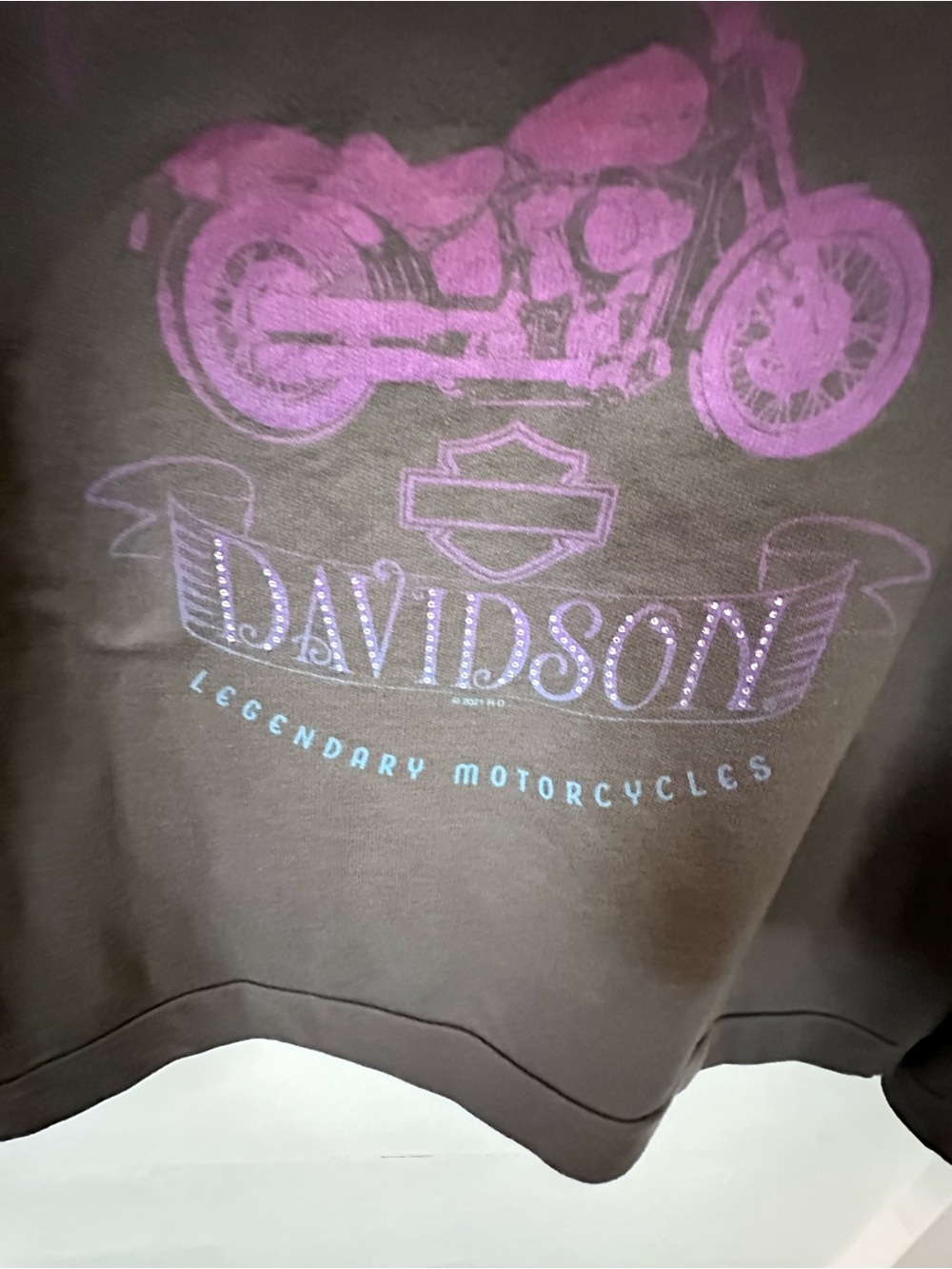 Harley Davidson XL grey Salt Lake City cotton blend long sleeve top streetwear - Picture 9 of 11